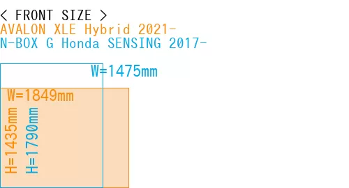 #AVALON XLE Hybrid 2021- + N-BOX G Honda SENSING 2017-